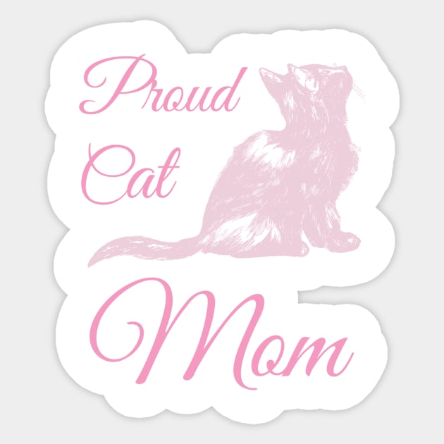 Proud Cat Mom Sticker by veerkun